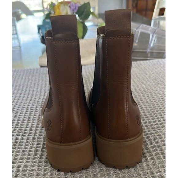 Timberland Women's Carnaby Cool Tan Chelsea Boots Size 9 - Picture 11 of 16